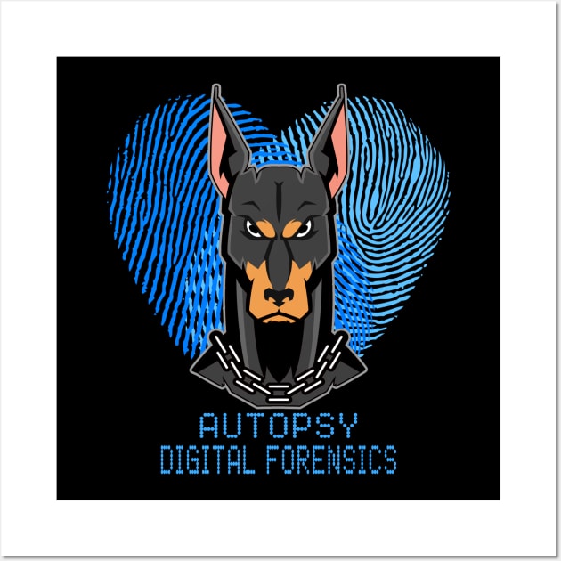 Cyber Security - Autopsy - Digital Forensics Wall Art by Cyber Club Tees